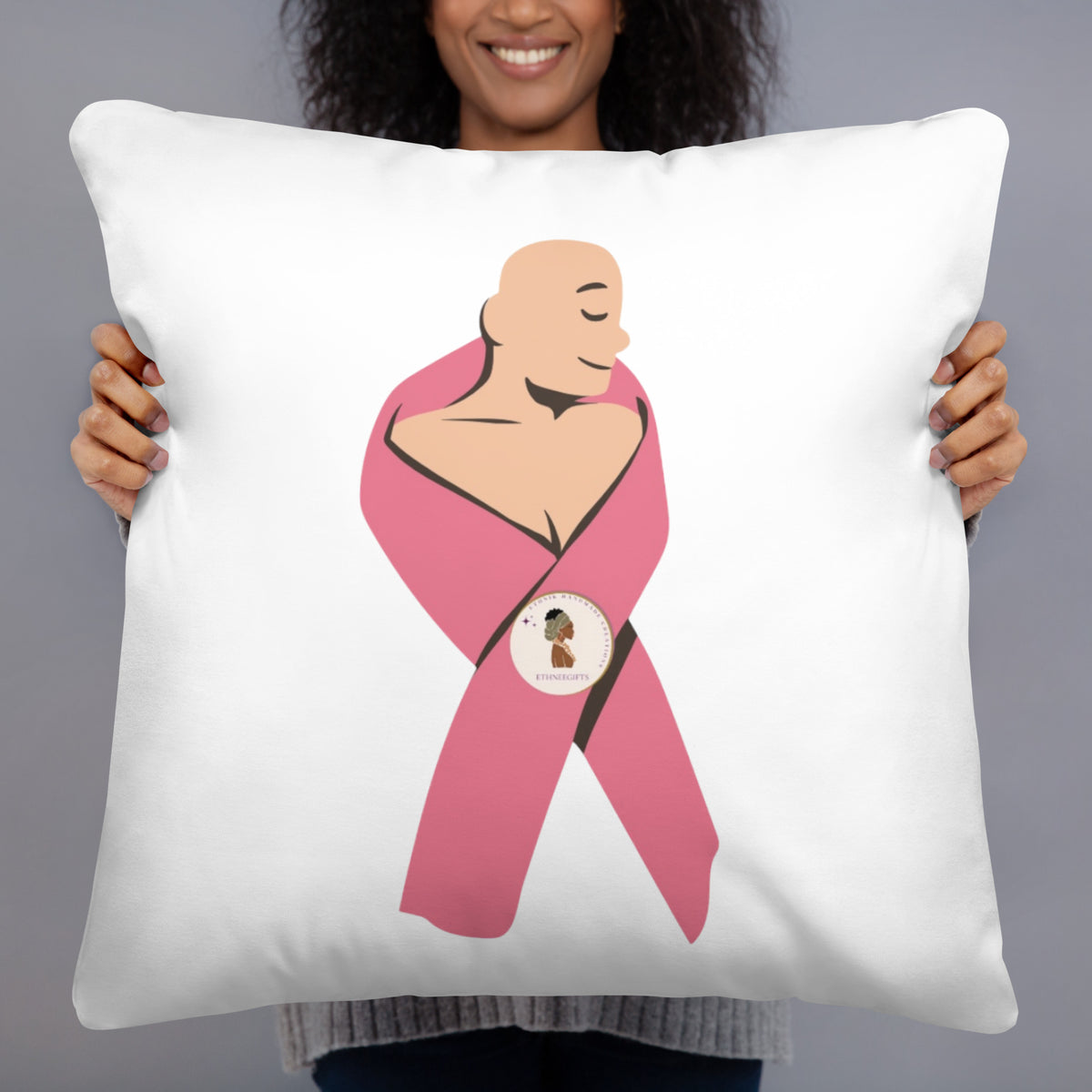 PILLOW CARE PINK RIBBON | Ethneegifts Lifestyles