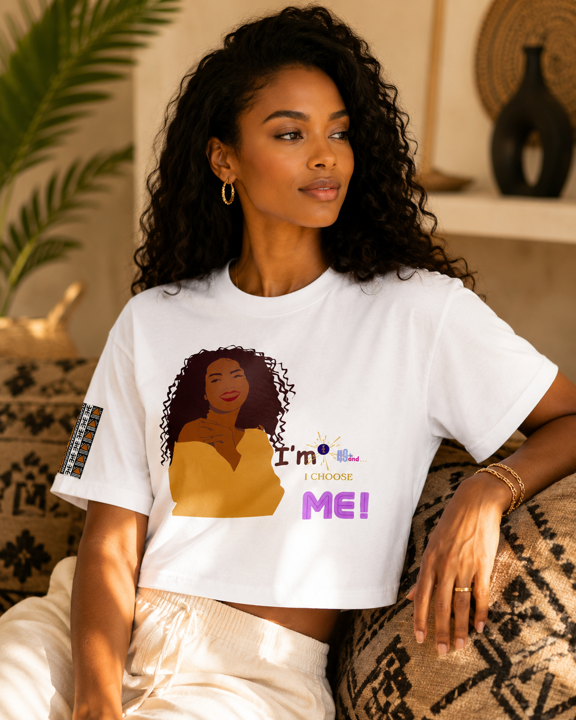 BOXY T-SHIRT I CHOOSE ME | Ethneegifts Lifestyles