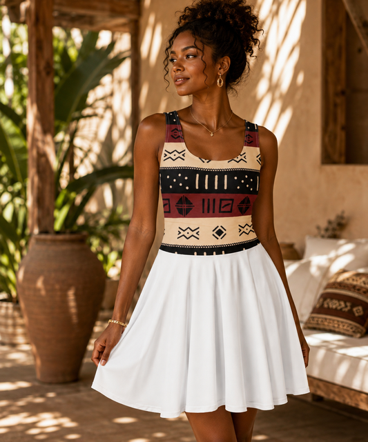BROWN ETHNIC LEGACY DRESS | Ethneegifts Lifestyles