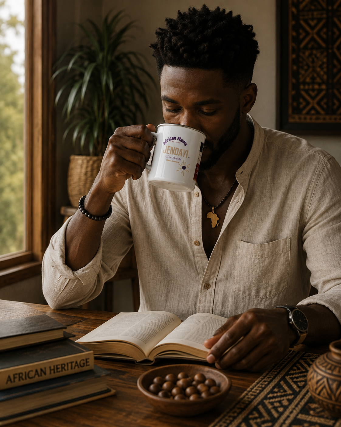 MUG YOUR  NAME MONTH "JENDAYI" | Ethneegifts Lifestyles