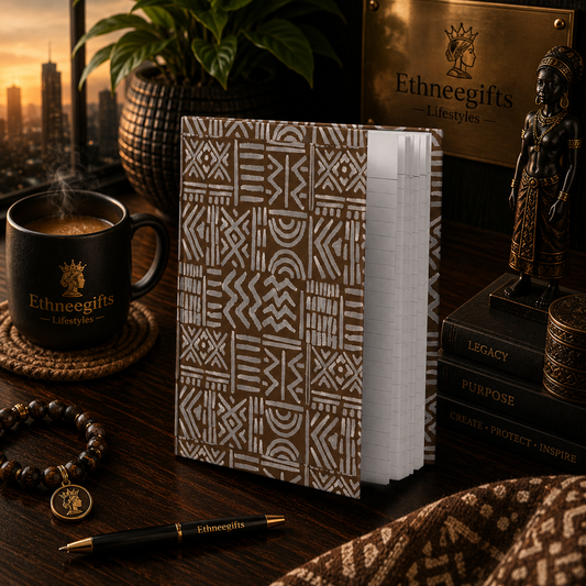 BROWN ETHNIC ESSENTIAL JOURNAL | Ethneegifts Lifestyles
