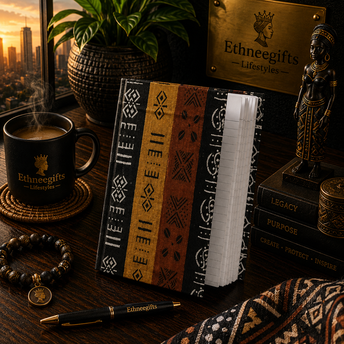 TRICOLOUR ETHNIC ESSENTIAL JOURNAL | Ethneegifts Lifestyles