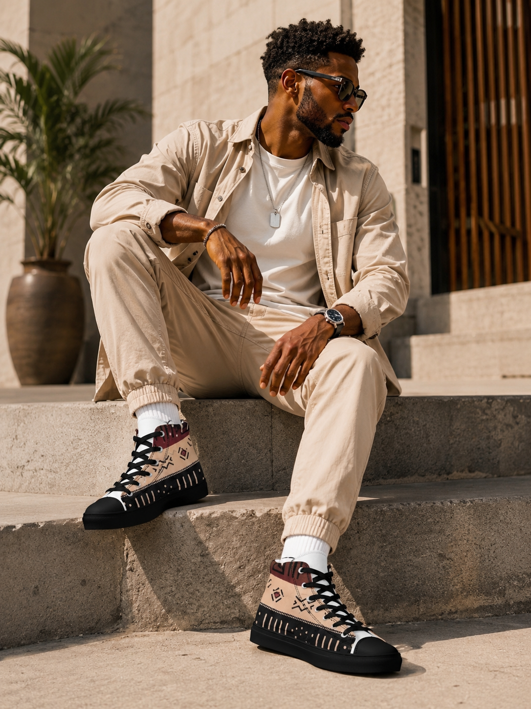 BROWN ROOTS HIGH-TOP | Ethneegifts Lifestyles