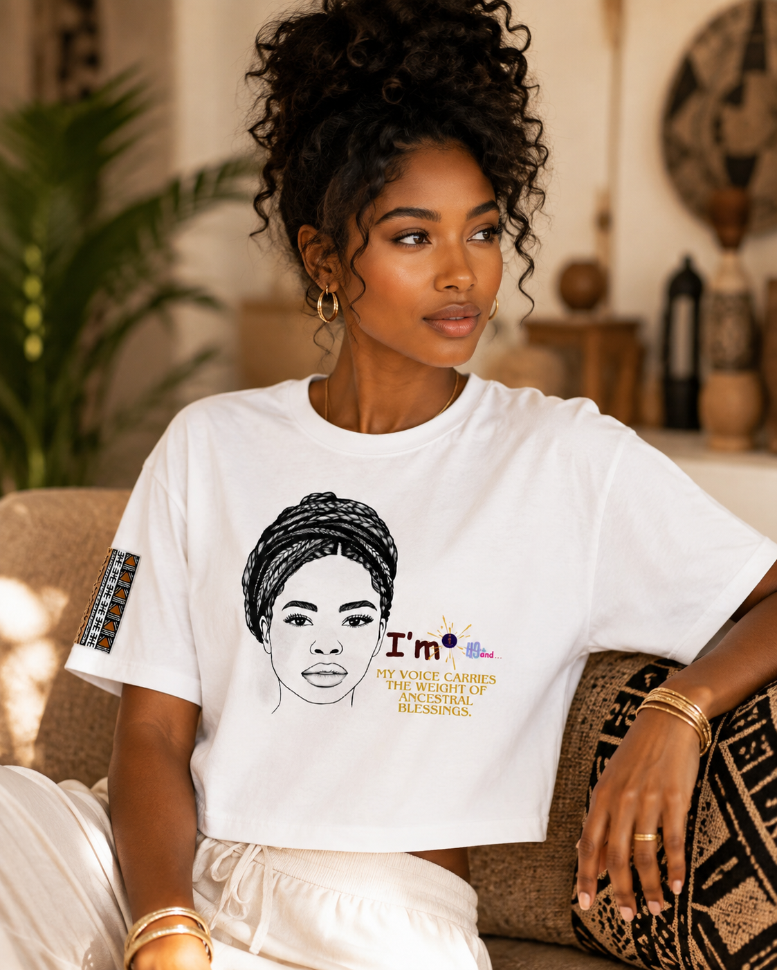BOXY T-SHIRT 49+ MY VOICE | Ethneegifts Lifestyles