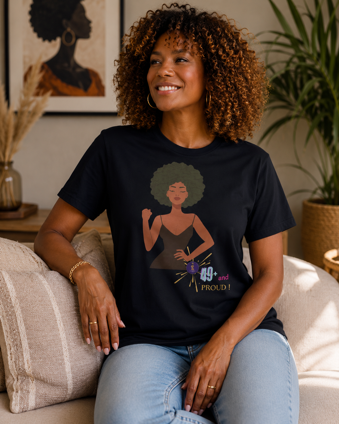 T-SHIRT 49+ PROUD WOMEN | Ethneegifts Lifestyles