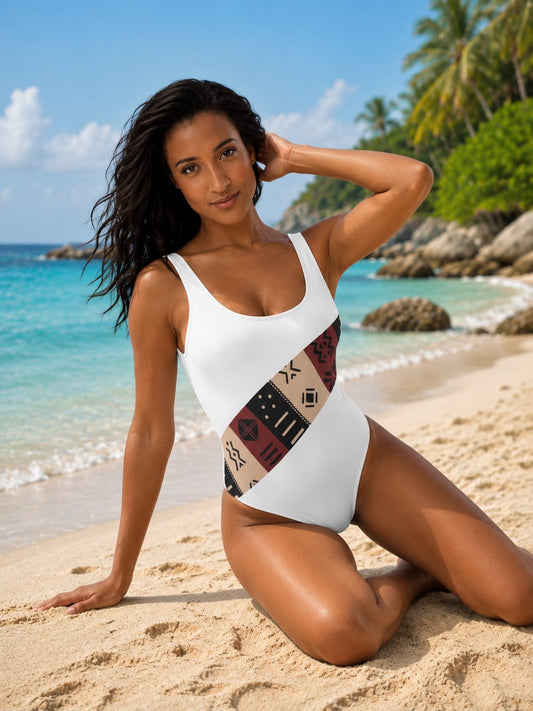 DUO COLOUR FOR QUEEN ONE-PIECE LEGACY SWIM | Ethneegifts Lifestyles