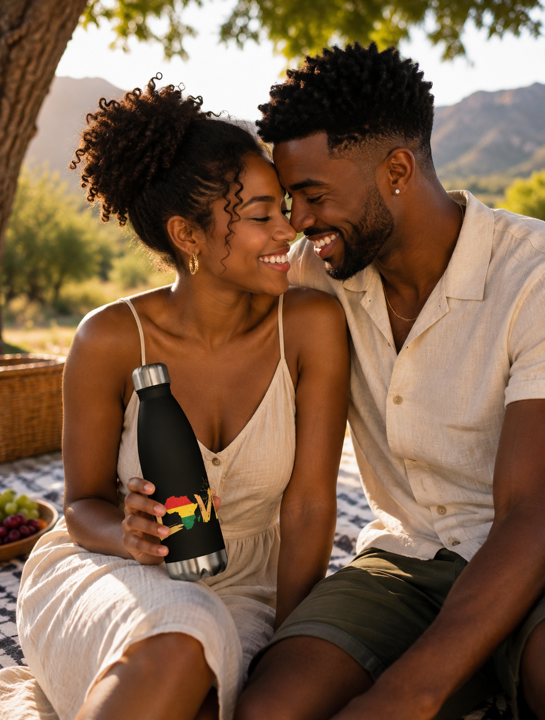 WATER BOTTLE LOVE AFRICA | Ethneegifts Lifestyles