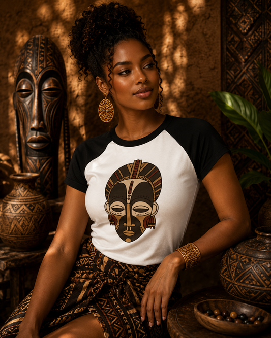 T-SHIRT HERITAGE SYMBOLS Royal Mask | Ethneegifts Lifestyles