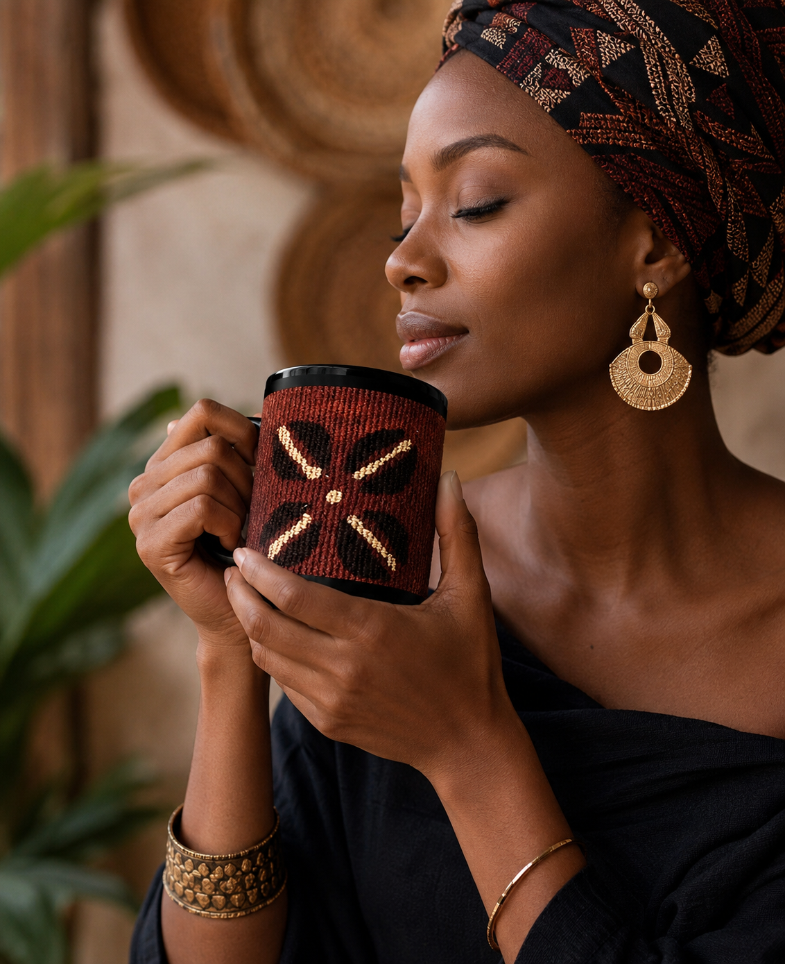 BROWN BOGOLAN MUG | Ethneegifts Lifestyles