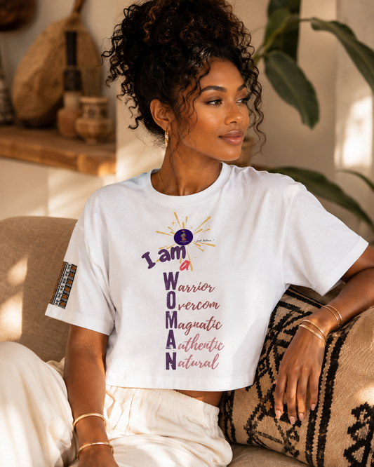 BOXY T-SHIRT I'M A WOMAN | Ethneegifts Lifestyles
