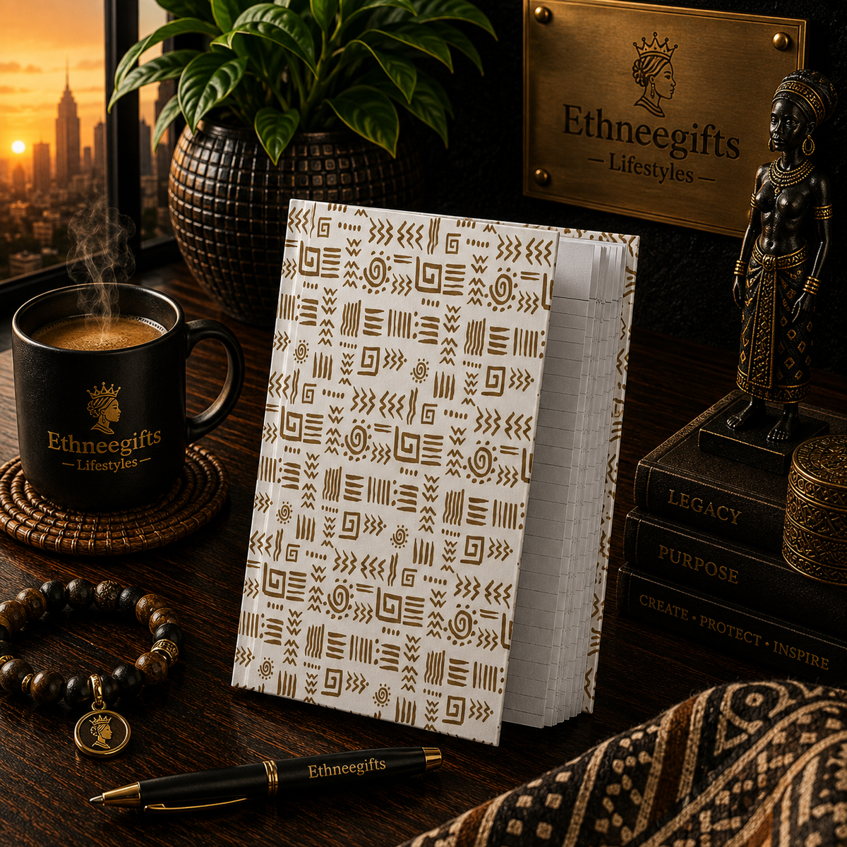 BROWN ESSENTIAL JOURNAL | Ethneegifts Lifestyles