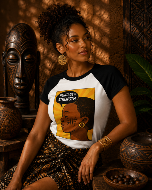 T SHIRT HERITAGE SYMBOLS Heritage & Strength | Ethneegifts Lifestyles