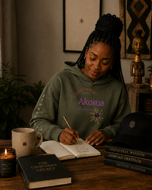 CROP HOODIE YOUR NAME "Akwosua" | Ethneegifts Lifestyles
