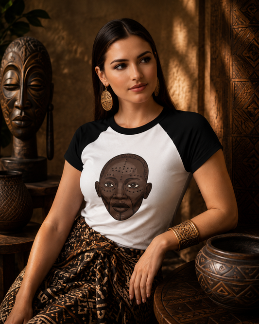 T-SHIRT 
HERITAGE SYMBOLS Sacred Face | Ethneegifts Lifestyles