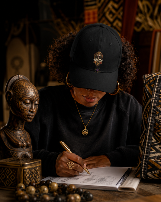 CAP HERITAGE SYMBOLS Royal Mask Cultural Power | Ethneegifts Lifestyles