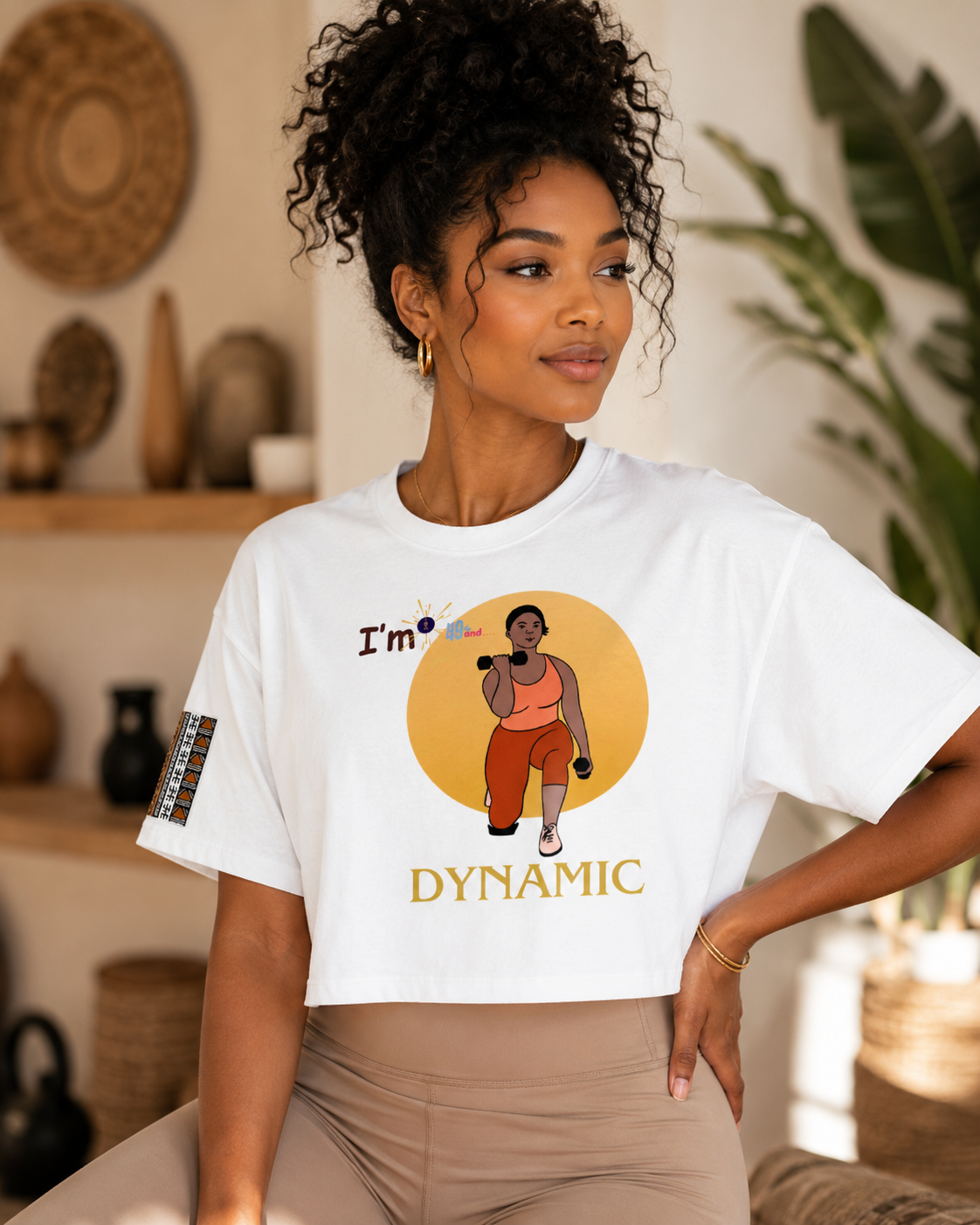 BOXY T-SHIRT 49+ I'M DYNAMIC | Ethneegifts Lifestyles