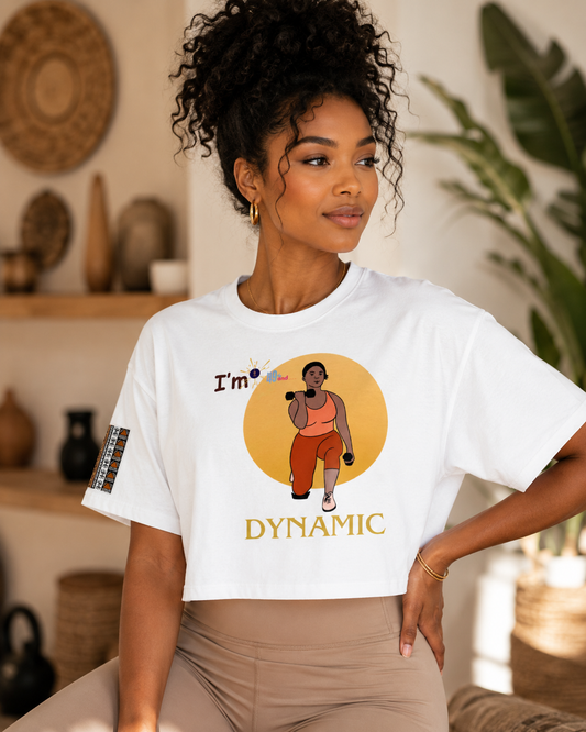 BOXY T-SHIRT 49+ I'M DYNAMIC | Ethneegifts Lifestyles