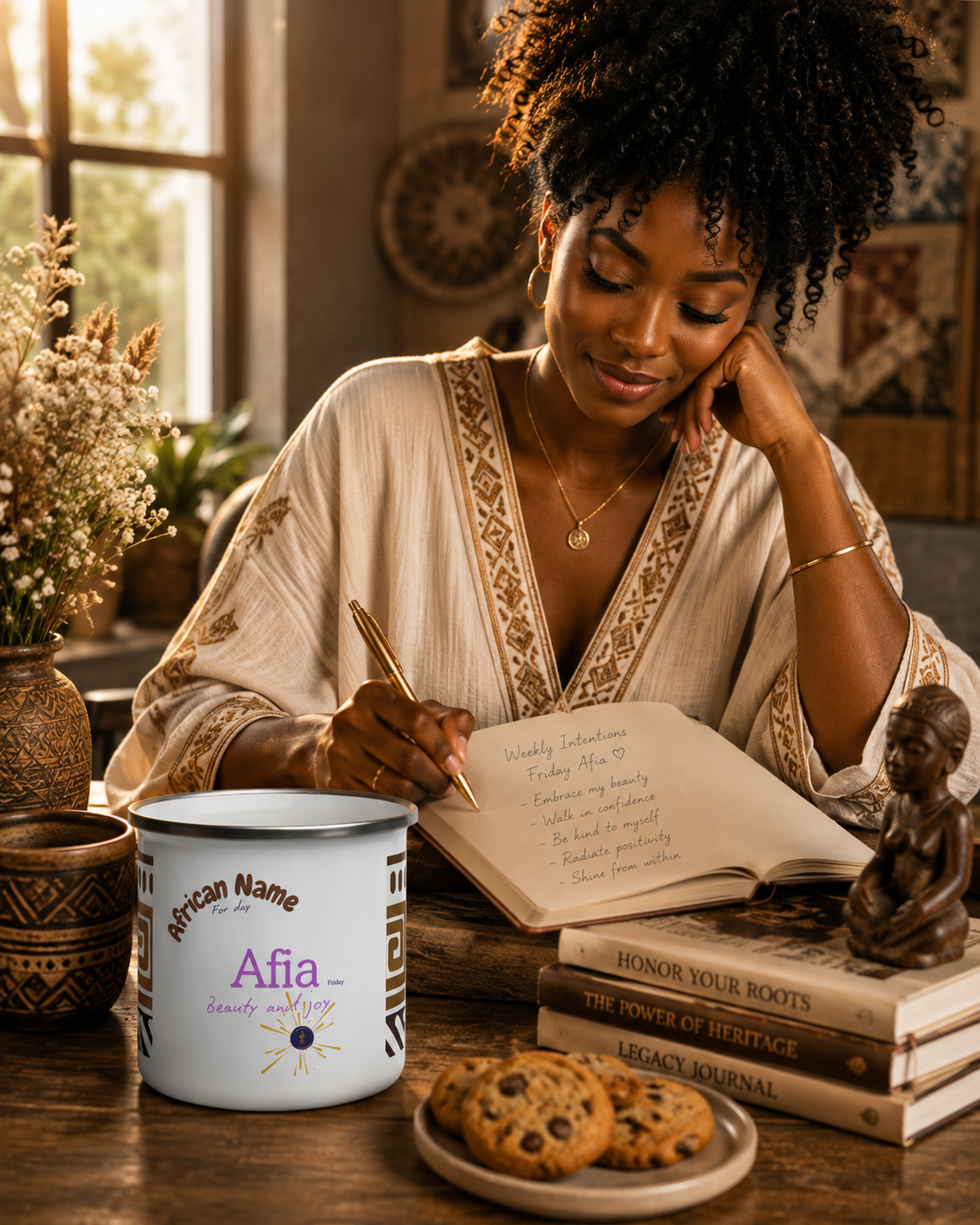 MUG YOUR NAME WEEK "Afia" | Ethneegifts Lifestyles