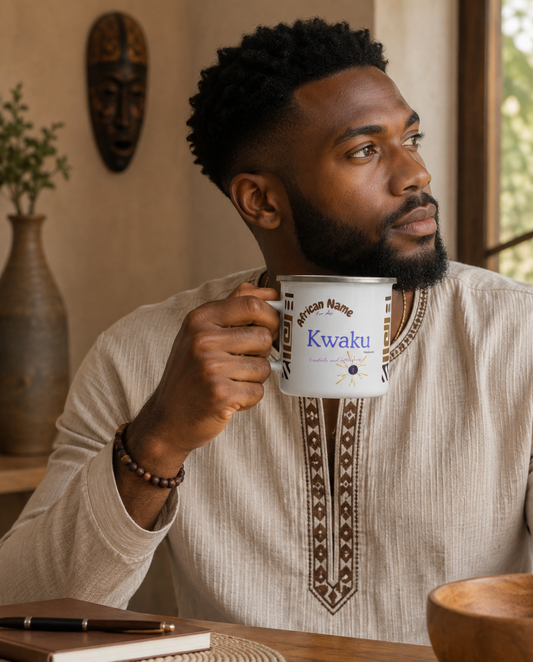 MUG YOUR NAME WEEK "Kwaku" | Ethneegifts Lifestyles