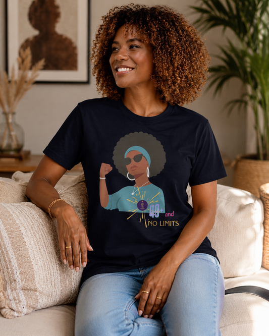 T-SHIRT 49+ BE A NO LIMITS | Ethneegifts Lifestyles
