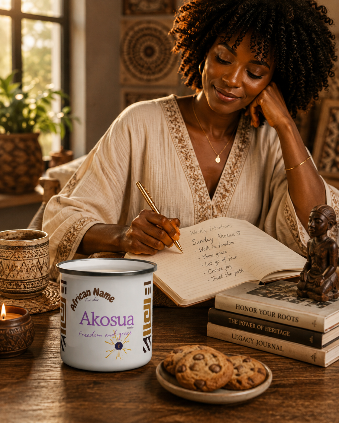 MUG YOUR NAME WEEK "Akosua" | Ethneegifts Lifestyles