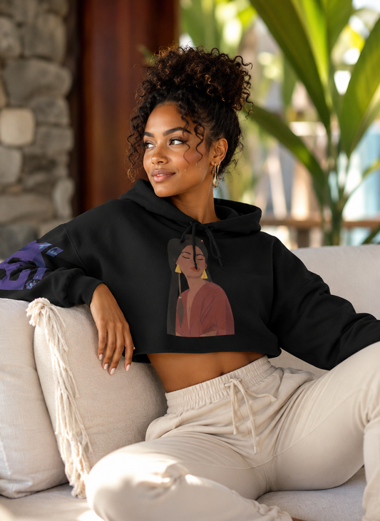 CROP HOODIE 49+ I'M STRONG | Ethneegifts Lifestyles
