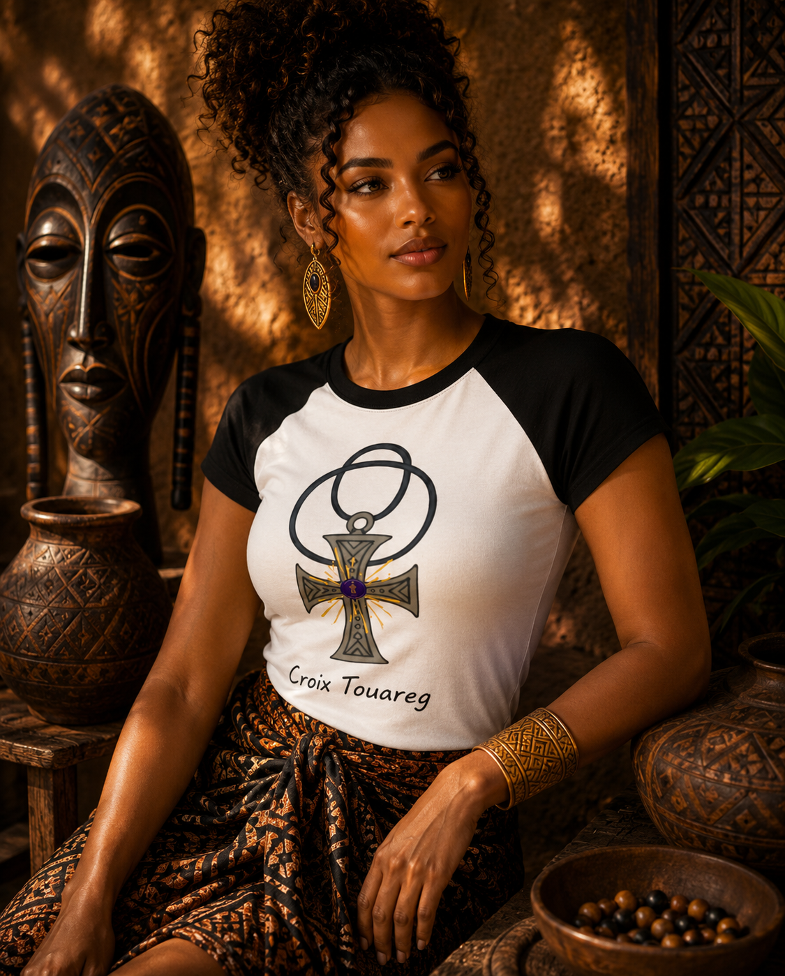 T-SHIRT HERITAGE SYMBOLS Ankh Identity & Protection | Ethneegifts Lifestyles