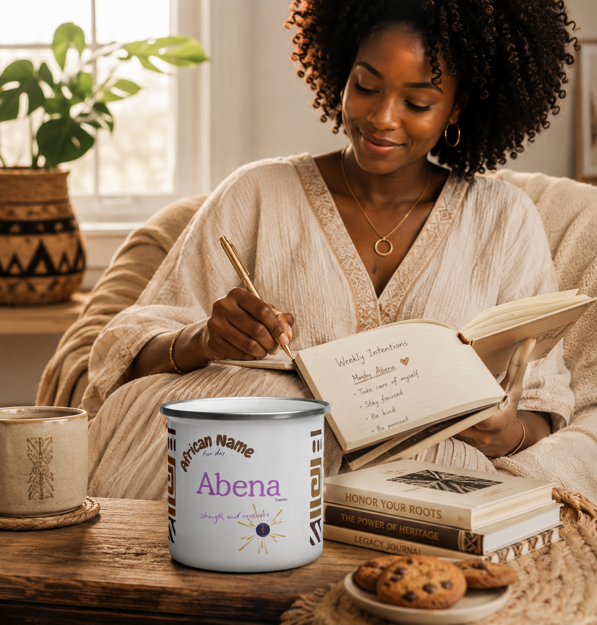 MUG YOUR NAME WEEK "Abena" | Ethneegifts Lifestyles