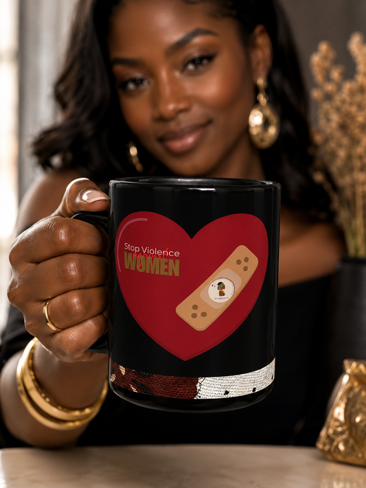 BLACK GLOSSY MUG RISE TOGETHER | Ethneegifts Lifestyles