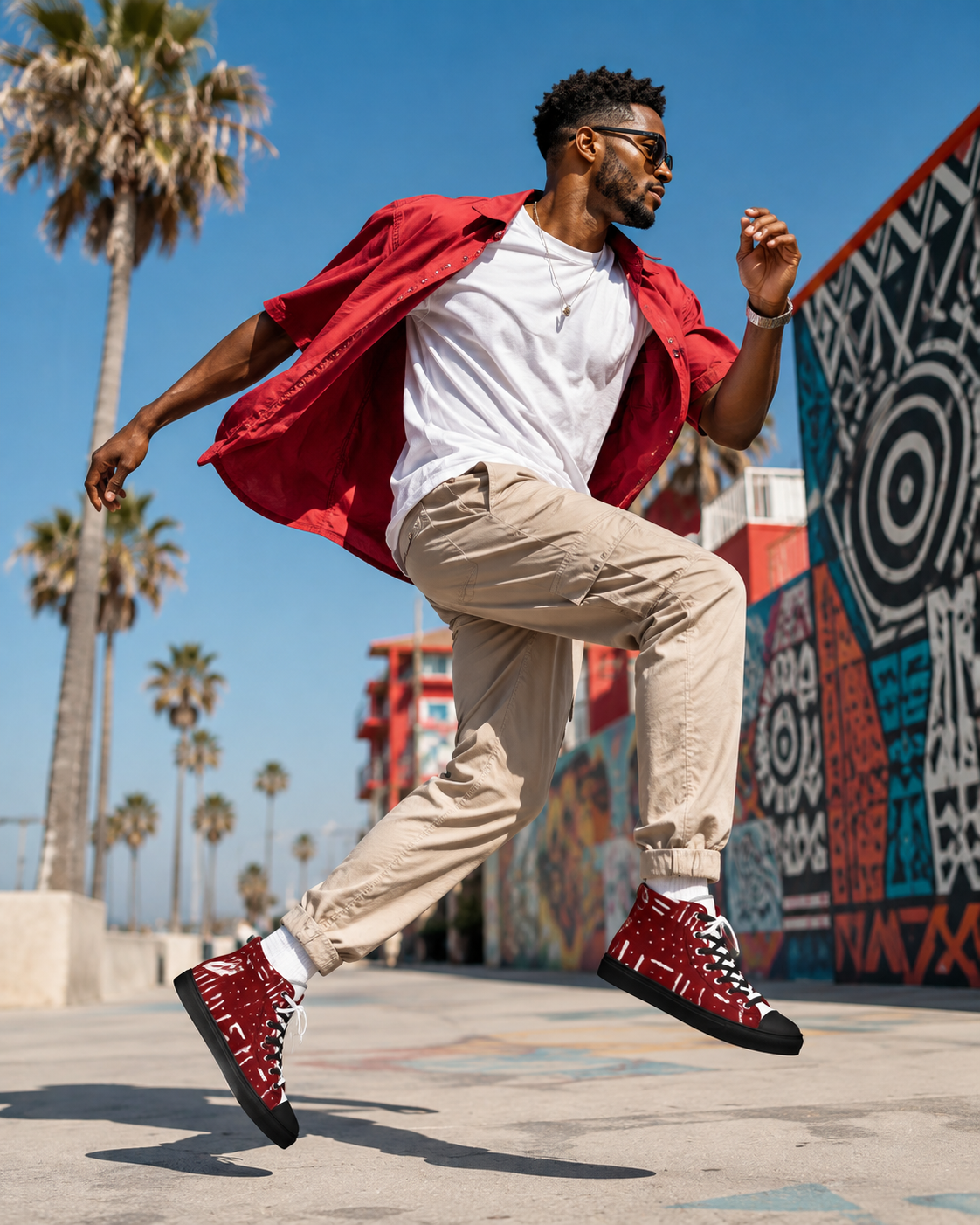 RED ROOTS HIGH-TOP | Ethneegifts Lifestyles