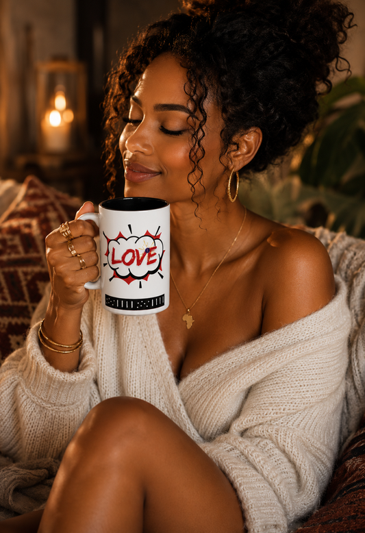 MUG BLACK LOVE EXPRESSION | Ethneegifts Lifestyles