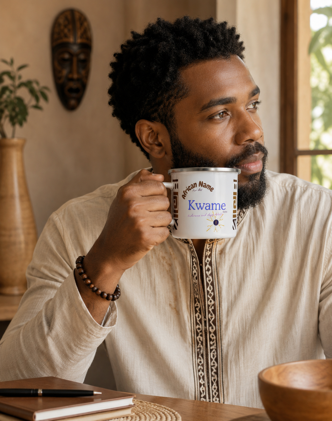 MUG YOUR NAME WEEK "Kwame" | Ethneegifts Lifestyles