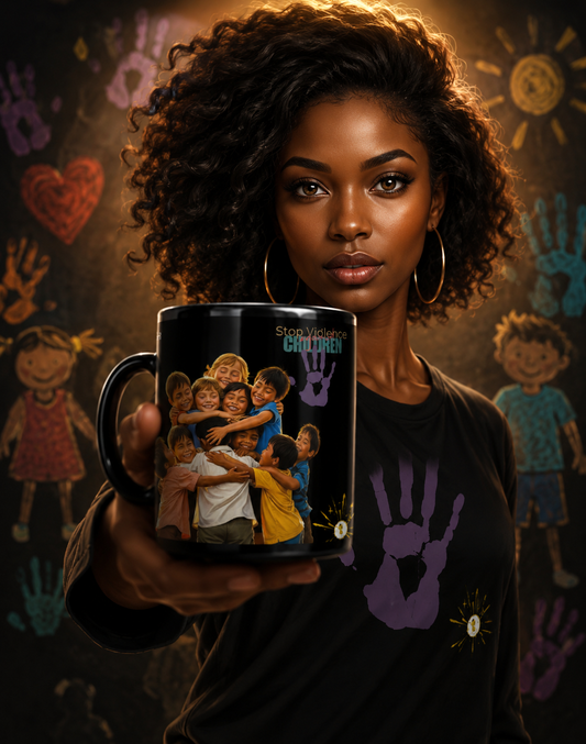 BLACK GLOSSY MUG  SAFE FUTURE | Ethneegifts Lifestyles