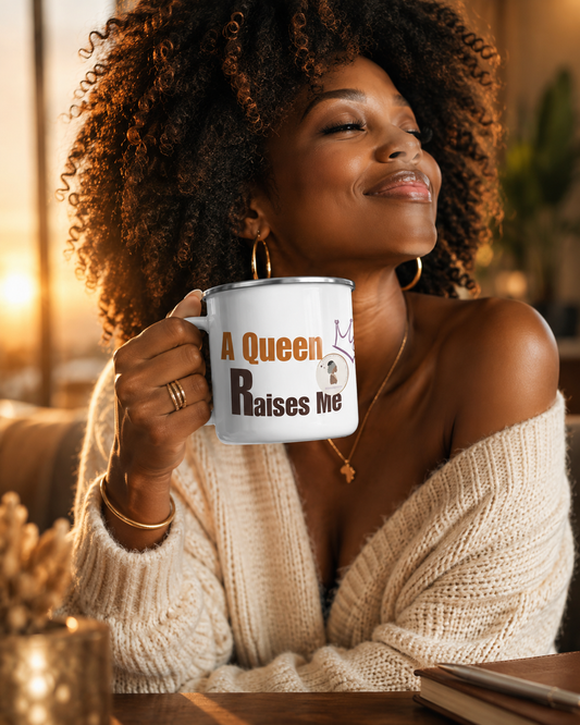A QUEEN RAISES ME MUG | Ethneegifts Lifestyles
