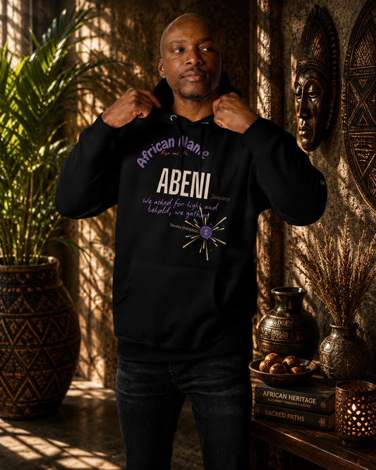 HOODIE YOUR NAME MONTH "Abeni" | Ethneegifts Lifestyles
