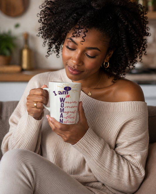 LATTE MUG 49+ I AM A WOMAM | Ethneegifts Lifestyles