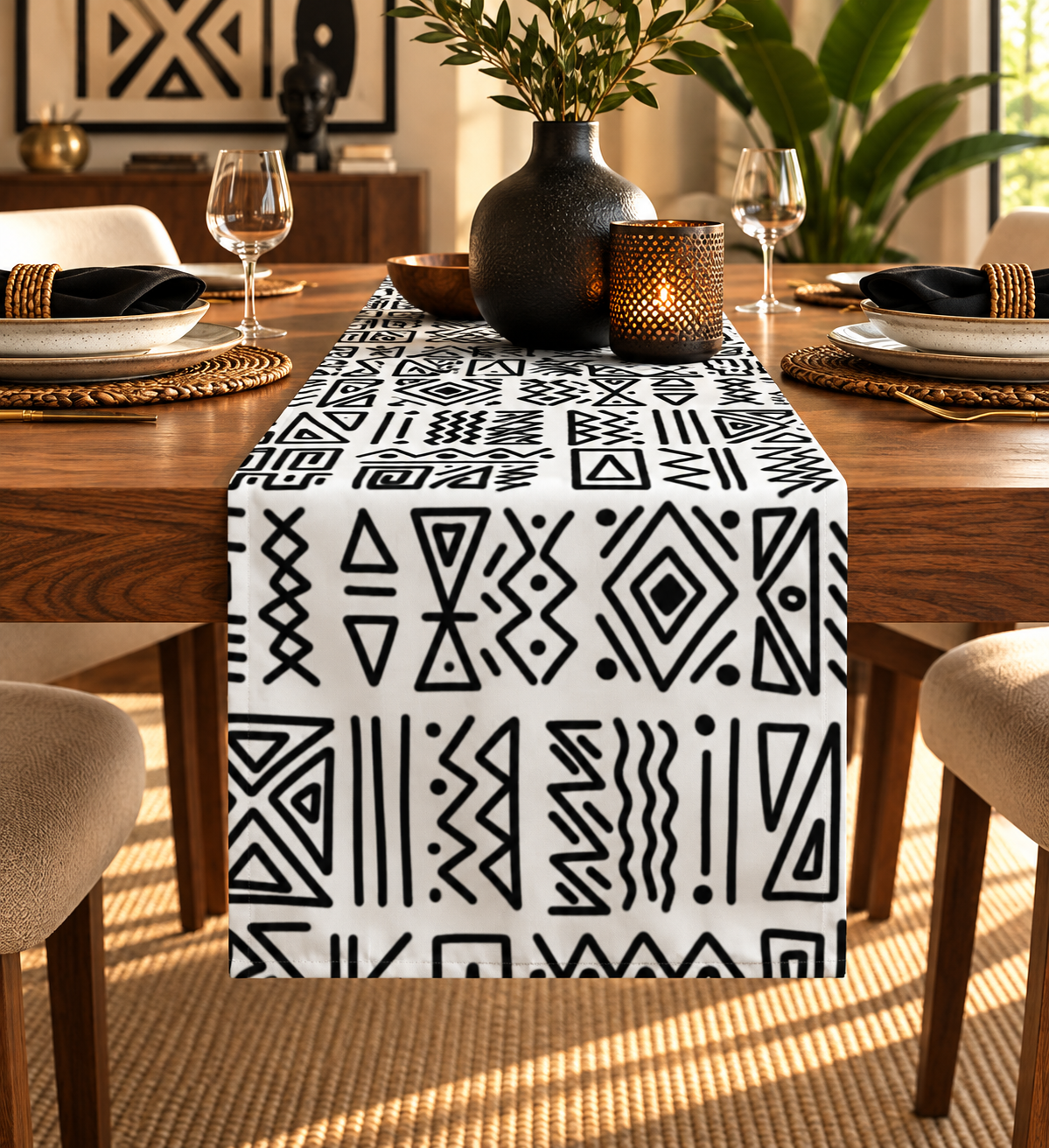 Table runner Modern Elegance