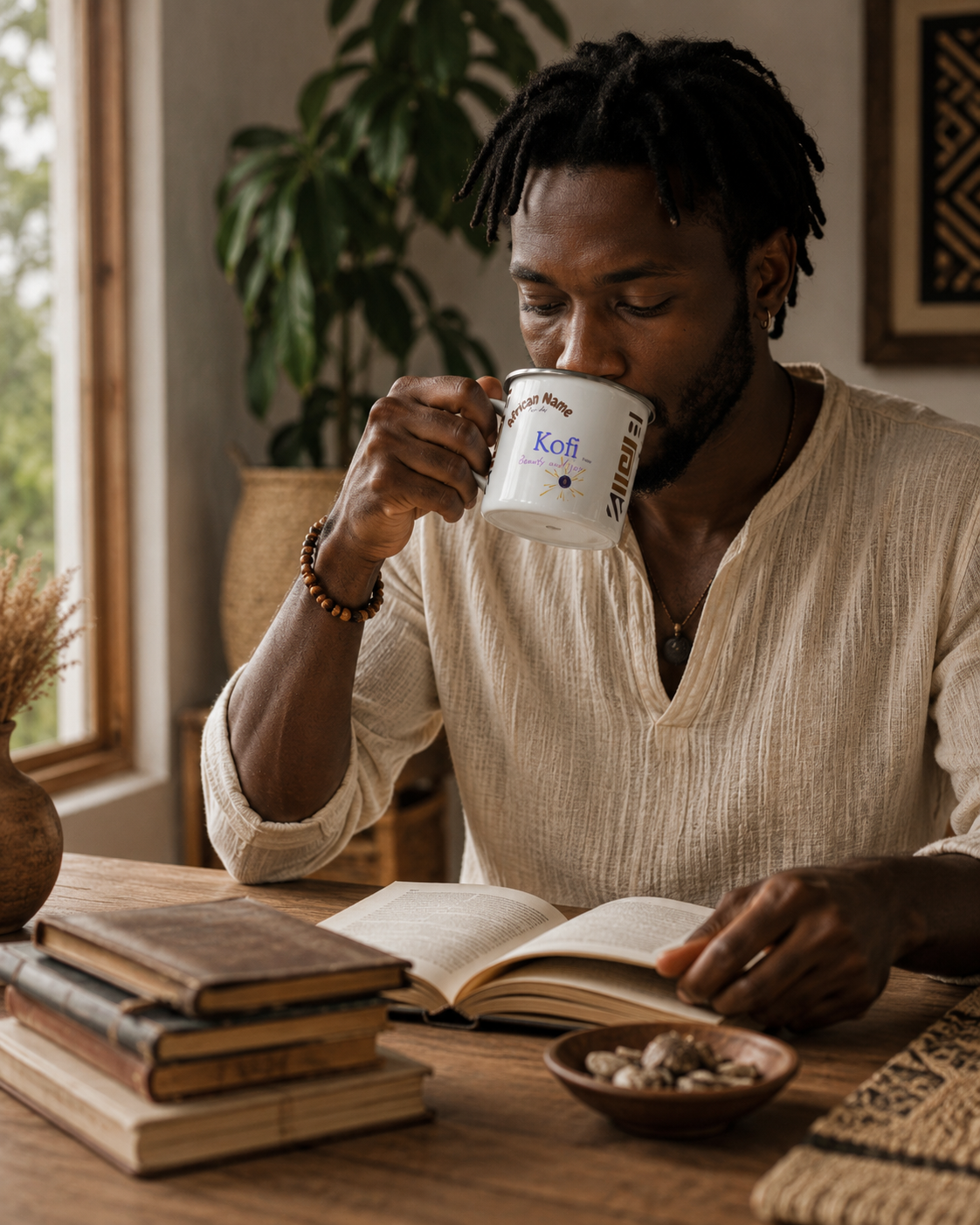 MUG YOUR NAME WEEK "Kofi" | Ethneegifts Lifestyles