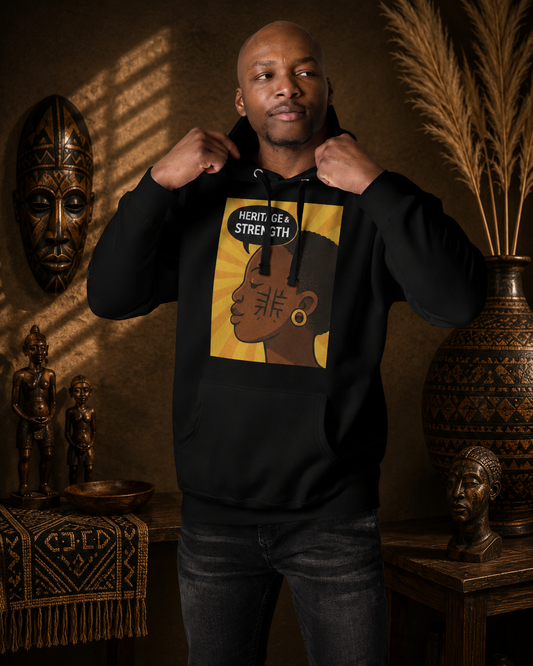 HOODIE HERITAGE SYMBOLS Heritage & Strength | Ethneegifts Lifestyles