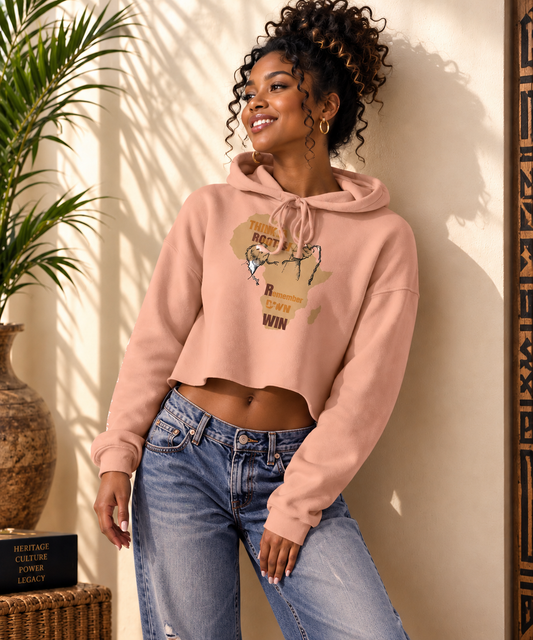 REMEMBER & WIN ROOTS CROP HOODIE | Ethneegifts Lifestyles