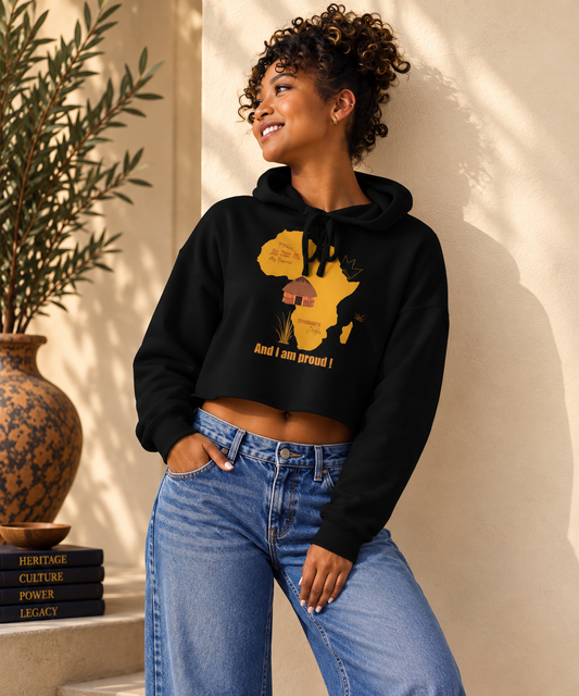IAM PROUD ROOTS CROP HOODIE | Ethneegifts Lifestyles
