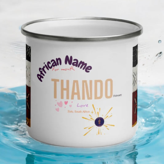 AFRICAN Name "THANDO" Mug