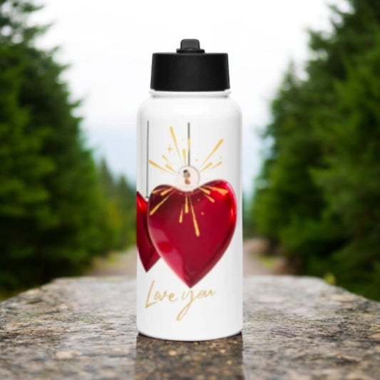 Stainless steel water Love bottle