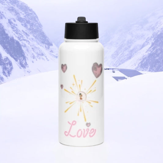 Stainless steel water Love bottle