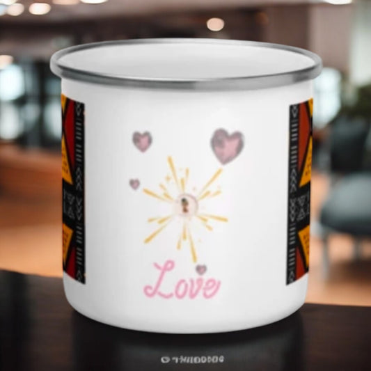 Enamel Love Mug