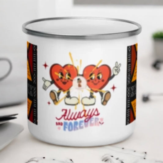 Enamel Love Mug