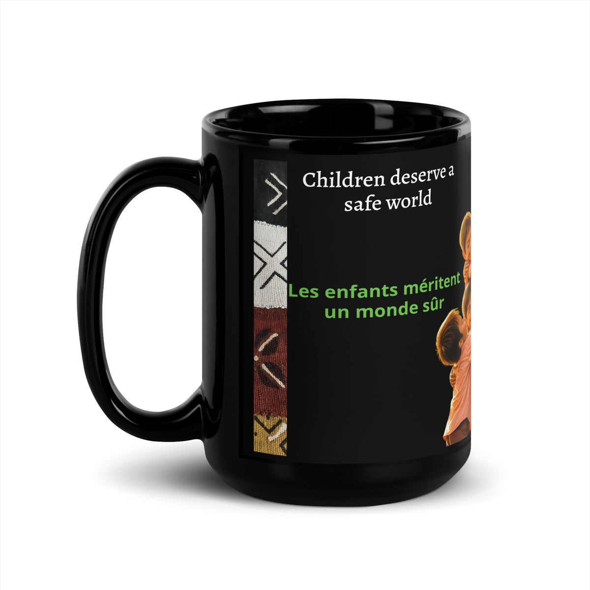 BLACK GLOSSY MUG  SAFE FUTURE | Ethneegifts Lifestyles