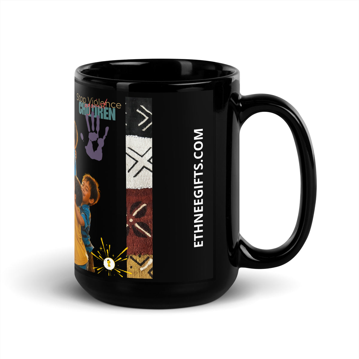 BLACK GLOSSY MUG  SAFE FUTURE | Ethneegifts Lifestyles