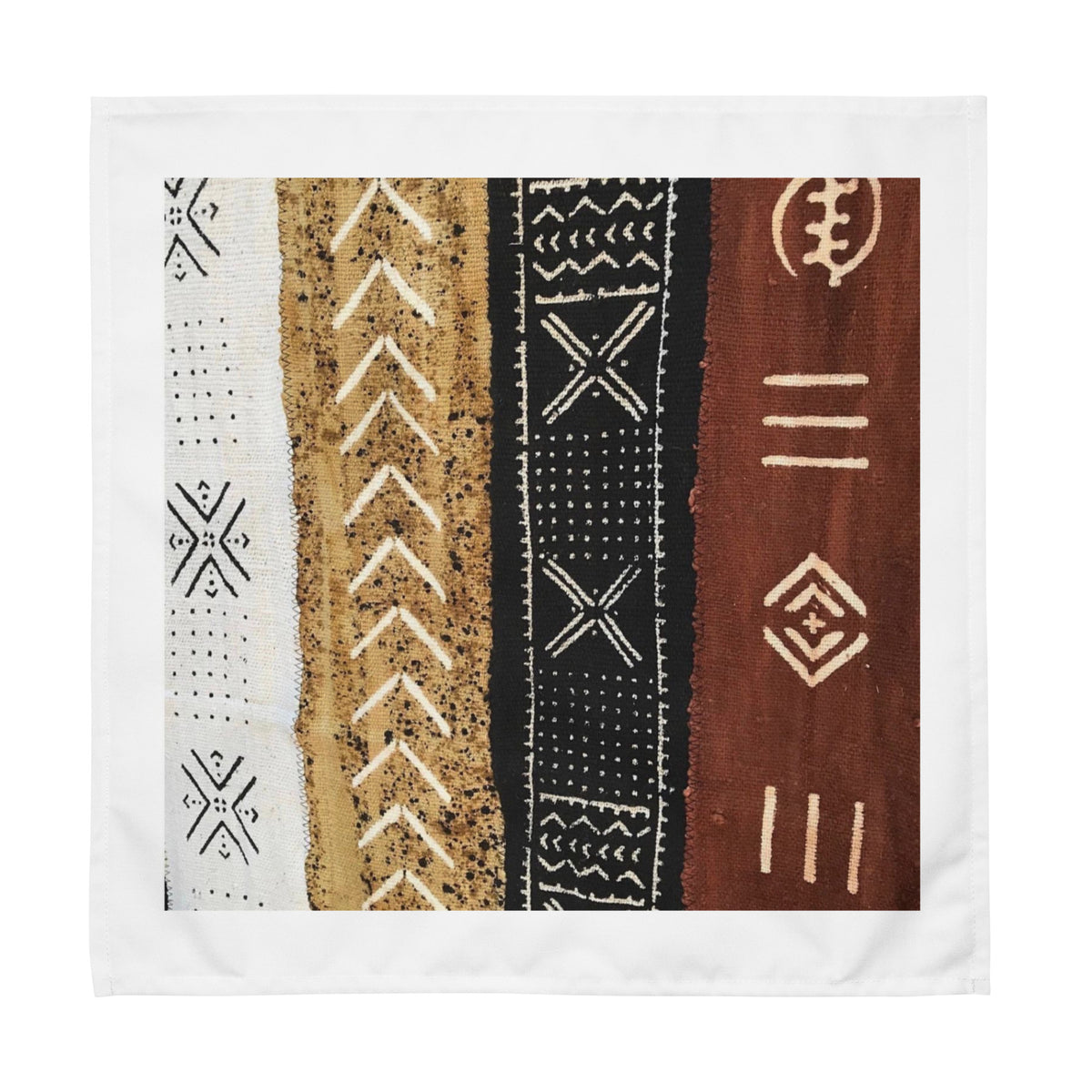 African Symbols Cloth Napkin Set, product mockup