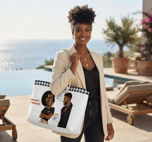 HERITAGE SIGNATURE TOTE BAG BABI ALLONS SE REPOSER